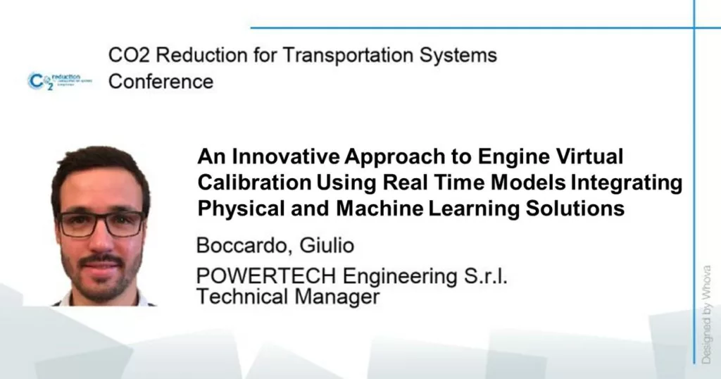 PWT presents on engine virtual calibration innovations at SAE CO2 Reduction for Transportation Systems Conference
