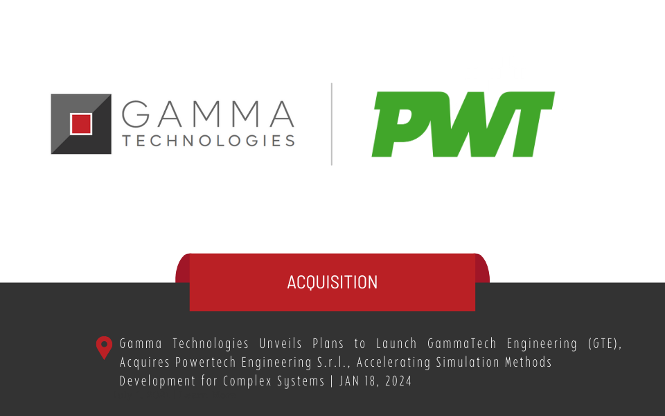 PWT Joins Gamma Technologies!